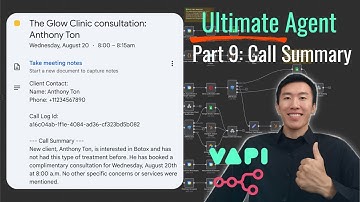ULTIMATE AI Voice Agent Part 9: Call Summary/Evaluations (Vapi + n8n)