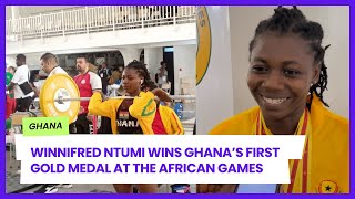 WINNIFRED NTUMI WINS GHANA’S FIRST GOLD MEDAL AT THE AFRICAN GAMES | WEIGHTLIFTING