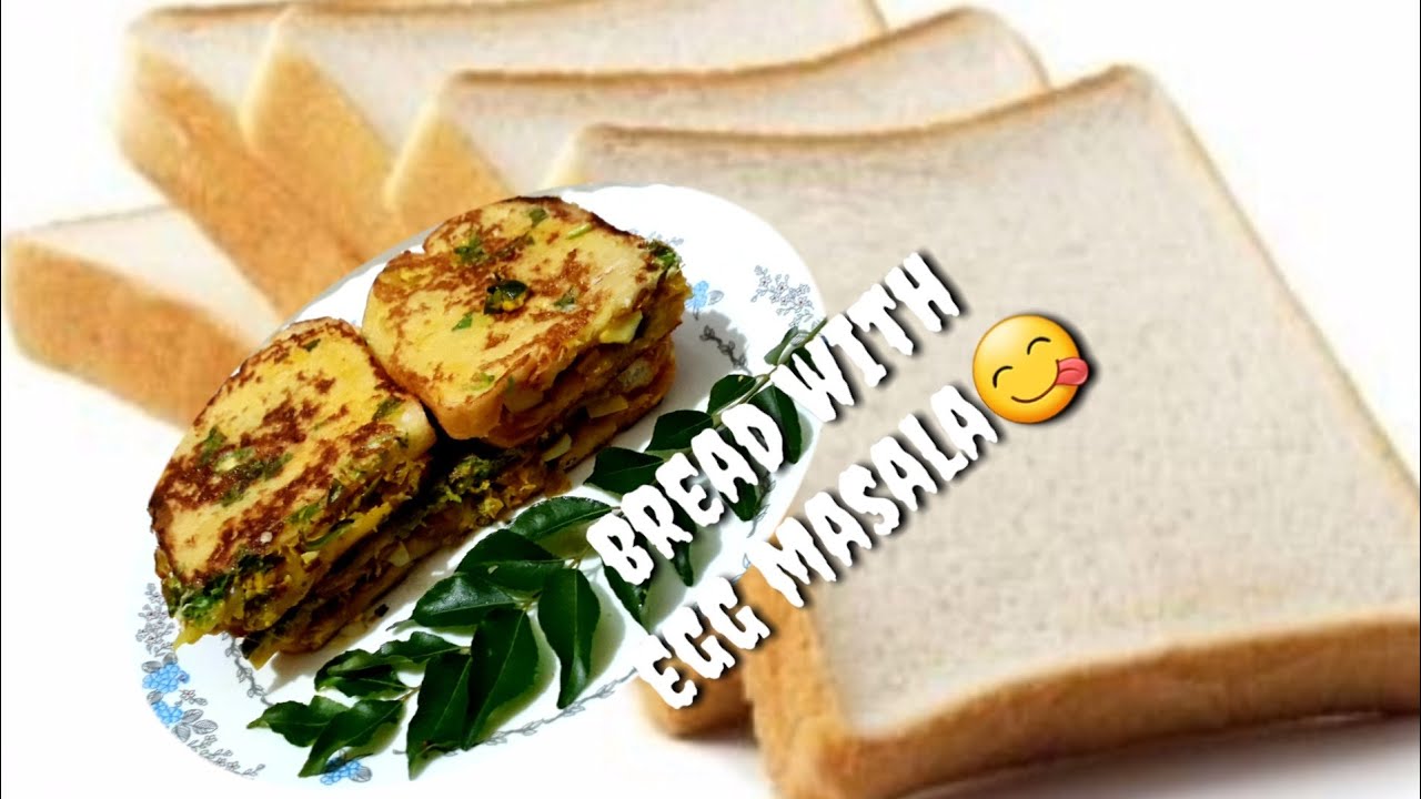 Evening snacks bread snacks simple snacks bread with egg masala