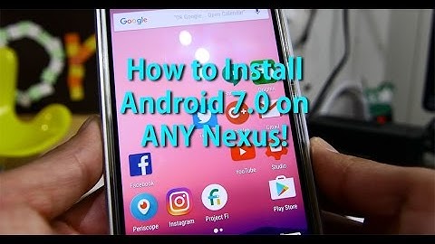 How to Install Android 7.0 Nougat on Any Nexus Device using OTA!