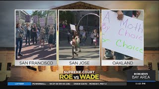 Protests across Bay Area to defend Roe v. Wade