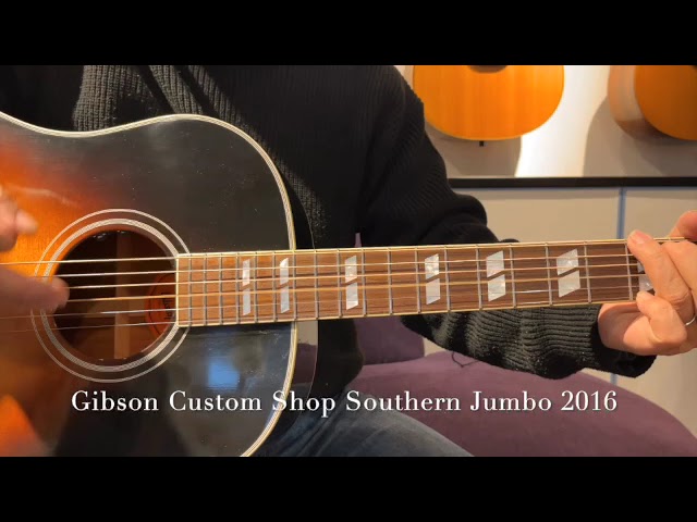 Gibson Custom Shop Southern Jumbo 2016 ‪@auldguitars5629‬ - YouTube