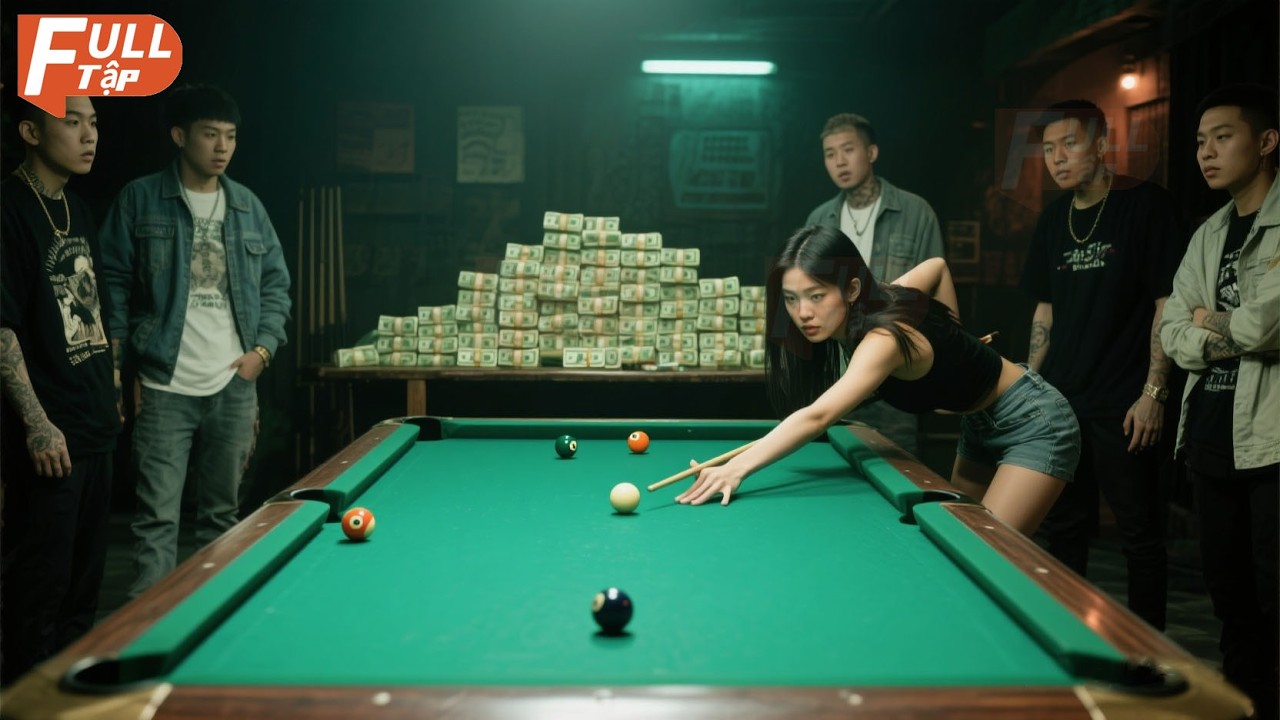 Con trai thua bida mất sạch. Mẹ ra tay, thắng lại hết. Hóa ra bà là nữ hoàng bida.