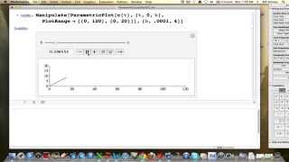 Parametric Curves, Part 22 (Modeling the trajectory of a ball, Part 1)
