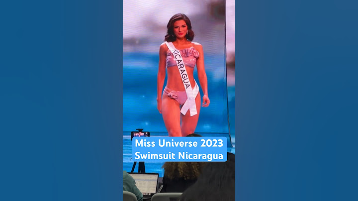 Miss Universe 2023 Swimsuit Preliminar - Nicaragua #alofranco #missuniverse #nicaragua #missuniverso