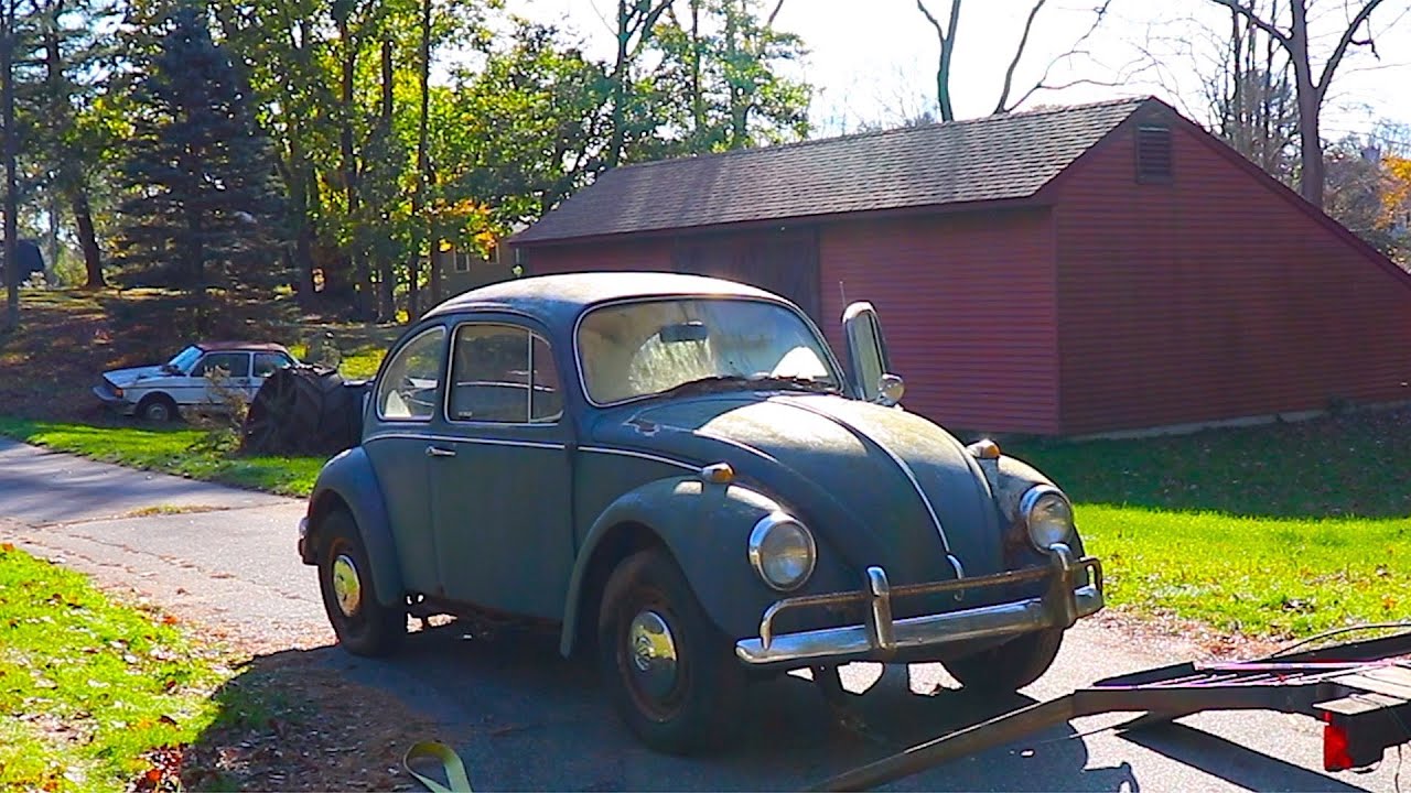 Найден забытый Volkswagen Beetle 1967 года | 