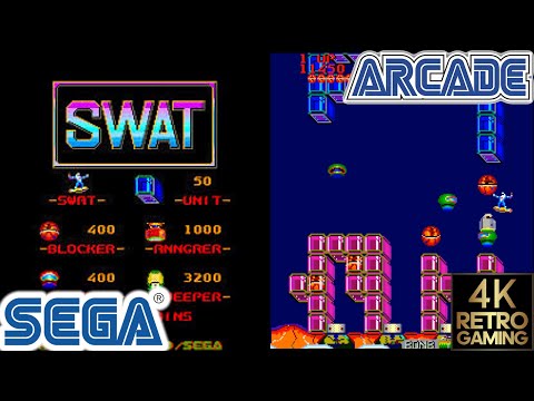 SWAT Arcade Sega 1984 4k Longplay 