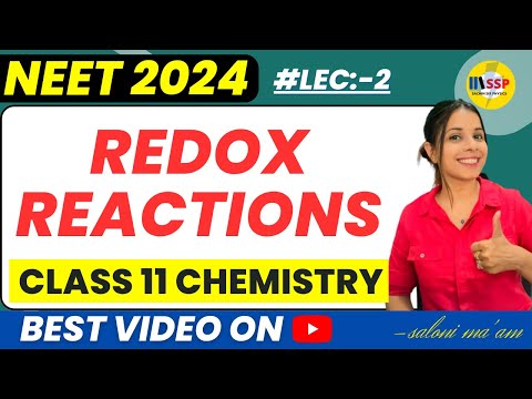 NEET 2024 Chemistry | Redox Reactions Class 11 Chemistry | Lecture 2 | Saloni mam