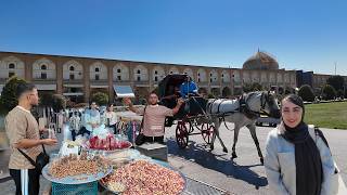 Dariush & Tela Explore Beautiful Isfahan ❤️ Naqsh-e Jahan, Si-o-se-pol & Traditional Bazaars screenshot 3