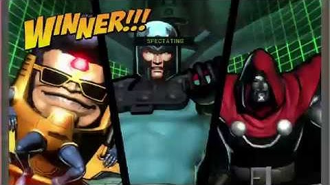 A UMVC3 Match but everytime Dr. Doom Assist is called or Doom appears on screen it gets faster