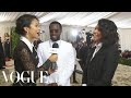 Diddy and Cassie on Their Angelic Met Gala Outfits | Met Gala 2018 With Liza Koshy | Vogue