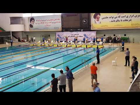 سریعترین رکورد تاریخ شنای ایران پنجاه متر ازاد بنیامین قره حسنلو