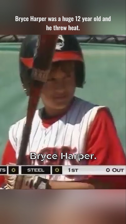 Bryce Harper Was Built Different From Day One 😳 - YouTube