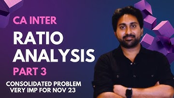 RATIO ANALYSIS PART 3 I CA INTER FM I #icai #students #castudents #fm