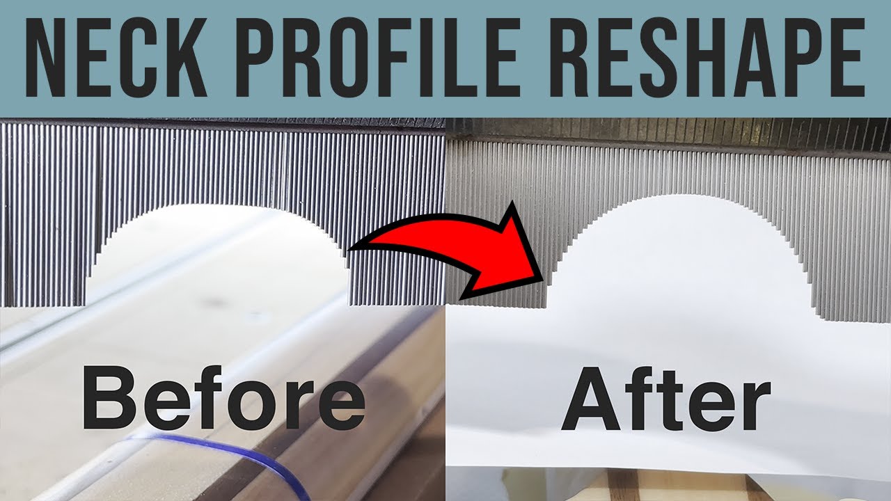 Reshaping neck profile from "D" to "C"