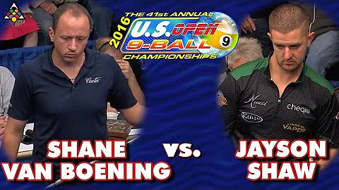 9-Ball - SHANE VAN BOENING vs JAYSON SHAW - 41st U.S. Open 9-Ball Championship (2016)