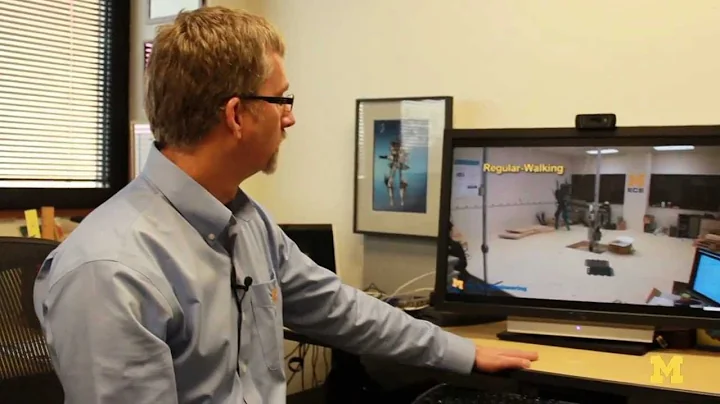 Bipedal Robot walks and steps stairs