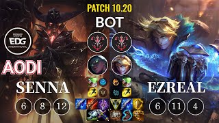 EDG Aodi Senna vs Ezreal Bot - KR Patch 10.20