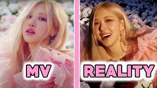 BLACKPINK ROSÉ &#39;ON THE GROUND&#39; MV vs REALITY