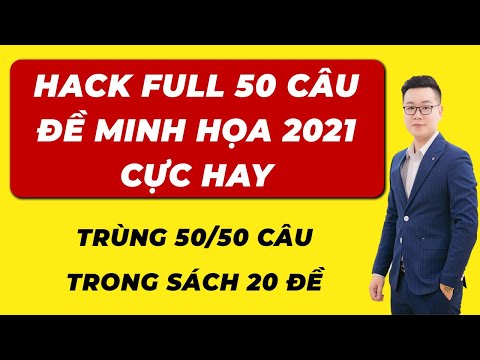 CHỮA ĐỀ MINH HỌA TOÁN 2021 - Thầy Nguyễn Tiến Đạt