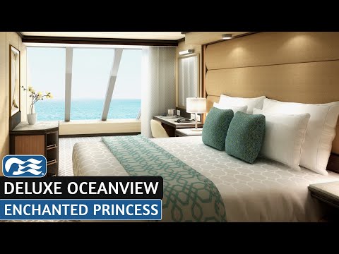 Enchanted Princess Deluxe Oceanview walkthrough tour