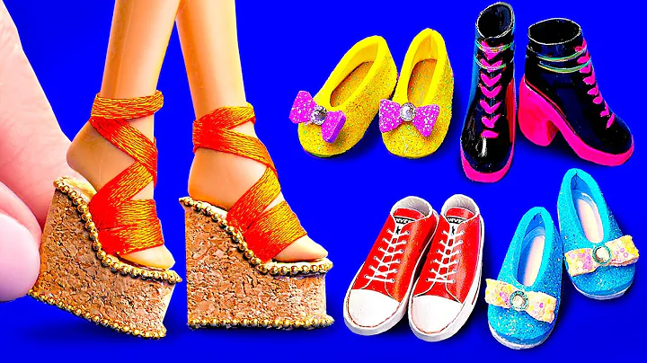 21 DIY Ideas for Barbie Shoes, Dollhouse and Cosme...