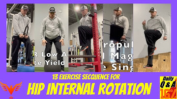 13 Exercise Dynamic Sequence for Hip IR - Sprinter with Hip Pain - BillHartmanPT.com Q&A for The 16%
