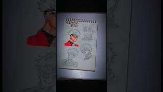 ✨🤩GOJO DRAWING ✨ Capcut transition editing by @Ravi_EDITXX