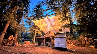 Building Off Grid  DREAMY Outdoor Kitchen  No Walls