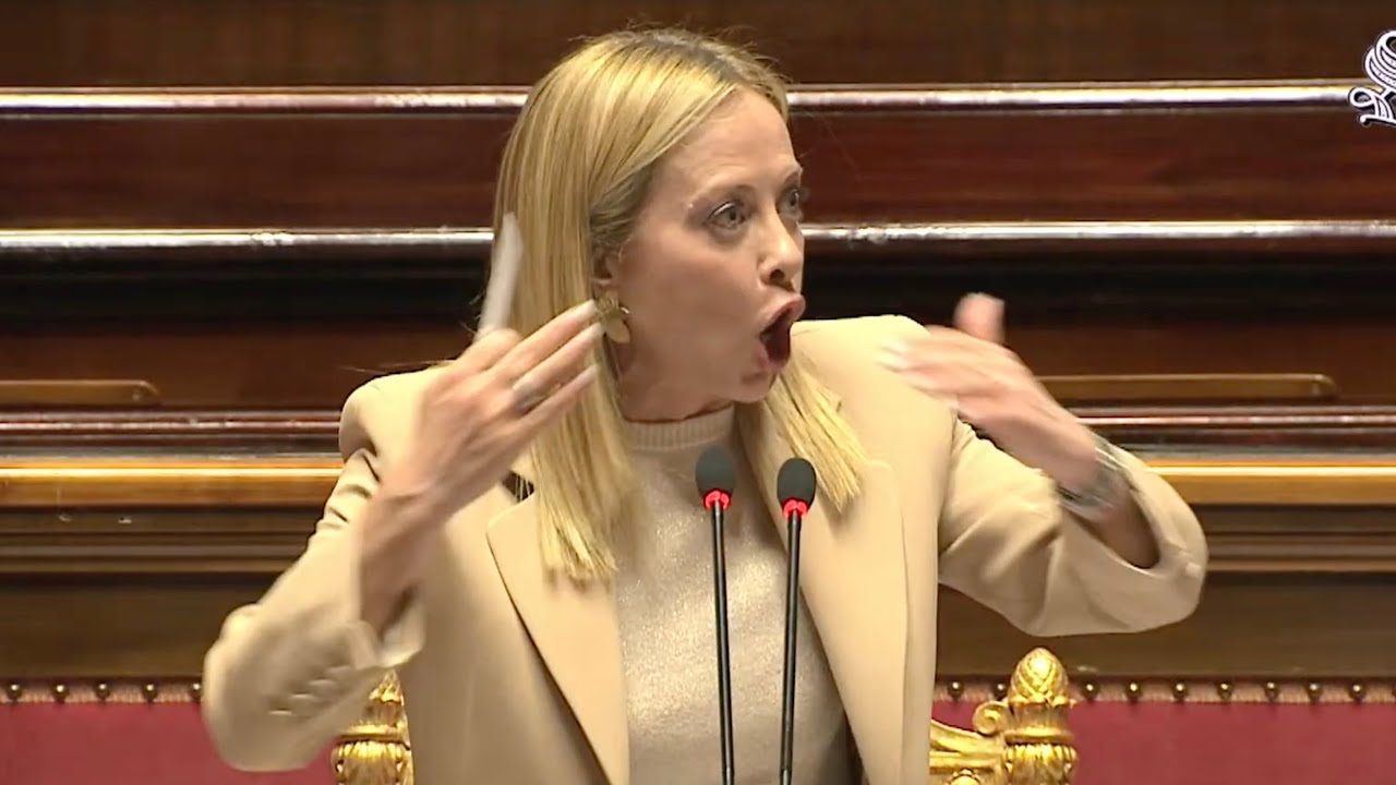 GIORGIA MELONI REPLICA IN SENATO IN VISTA DEL CONSIGLIO EUROPEO