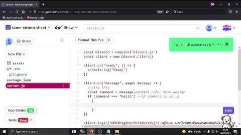 Discord Bot Tutorial #1 | How to make command