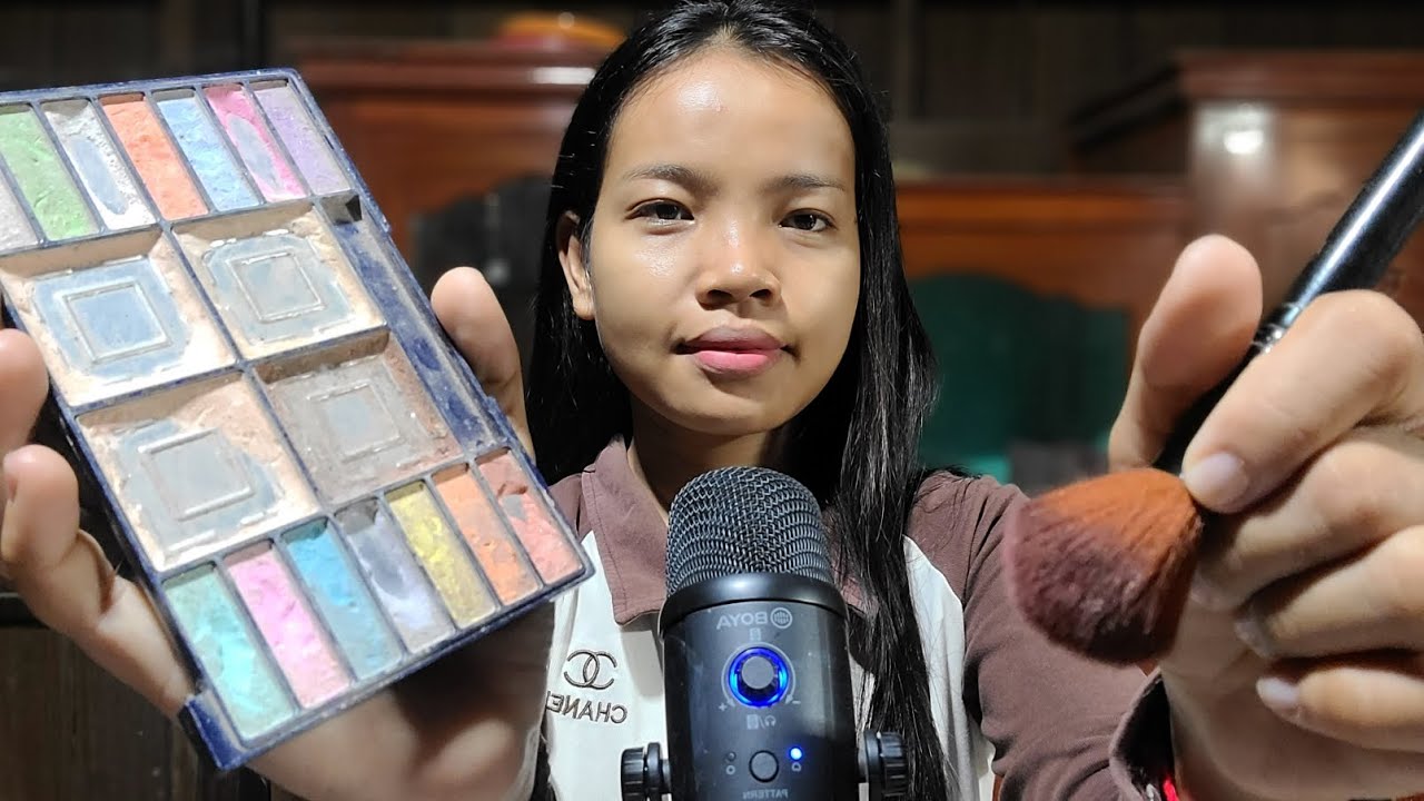 ASMR DOING YOUR MAKEUP ROLEPLAY TUTORIAL - YouTube