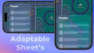 SwiftUI Adaptable Sheet's | Landscape Pinned Sheet's | Xcode 27 screenshot 5
