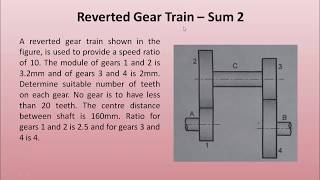 10 Reverted Gear Train Sum 2