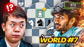 Gukesh climbs above Anish Giri in live ratings, becomes world #7 after  beating Wang Hao in game 1 of round 5 in the world cup : r/chess