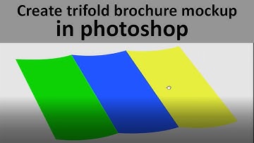 Thumbnail of How to create trifold brochure mockup in photoshop ?
