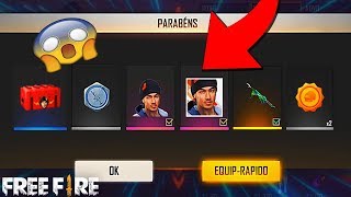 CONSEGUI TUDO!  NOVO PERSONAGEM JOTA APELAO, ITENS DE GRAÇA E MUITO MAIS NO FREE FIRE!