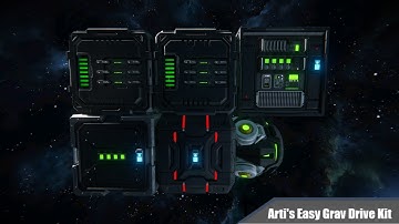 Space Engineers - Easy WASD Gravity Drive Tutorial + Kit