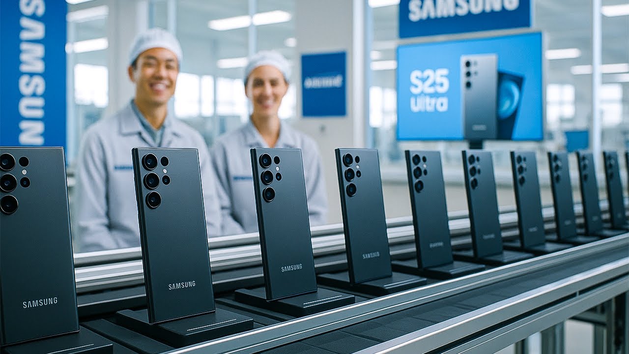 كيف يتم إنتاج هواتف سامسونج الذكية في المصنع – Samsung