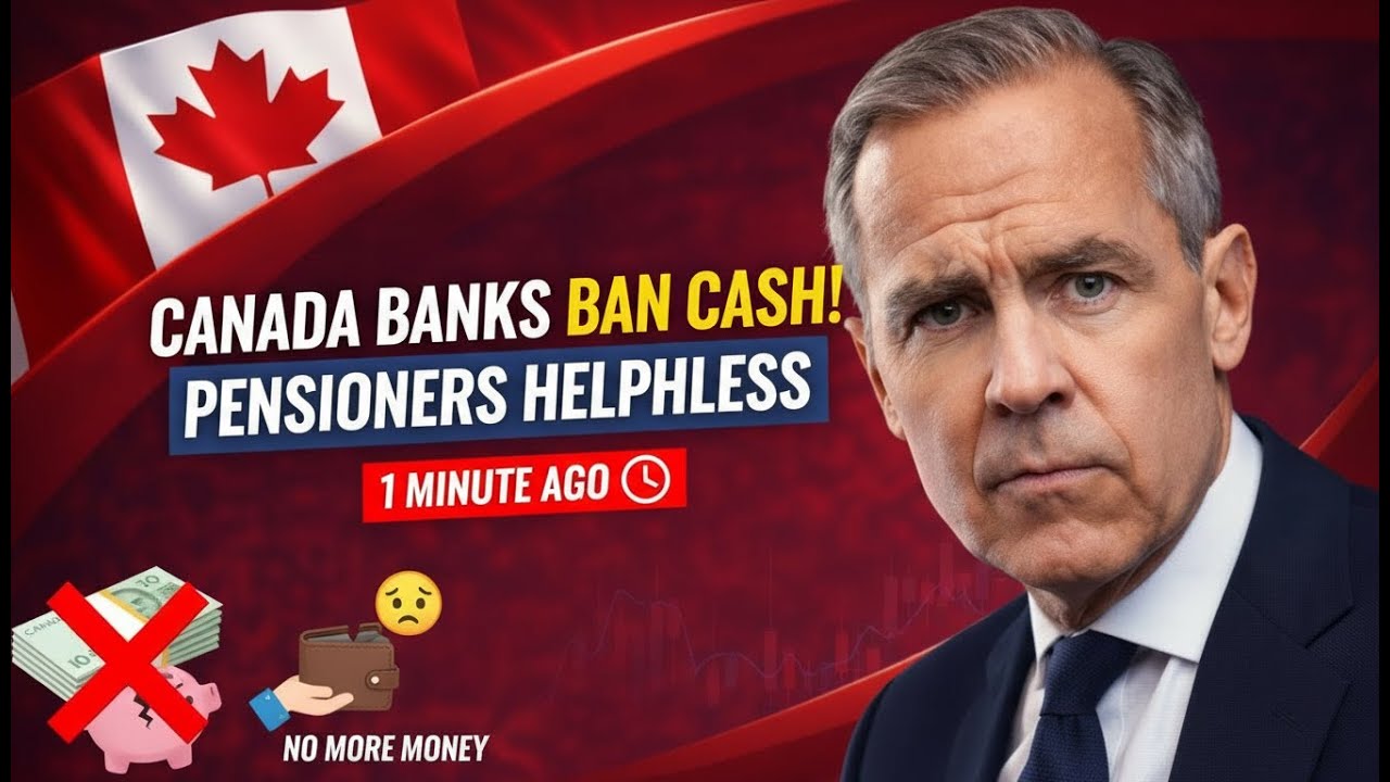 1 MINUTE AGO: Canada Banks BAN Cash Withdrawals – Pensioners LEFT HELPLESS!