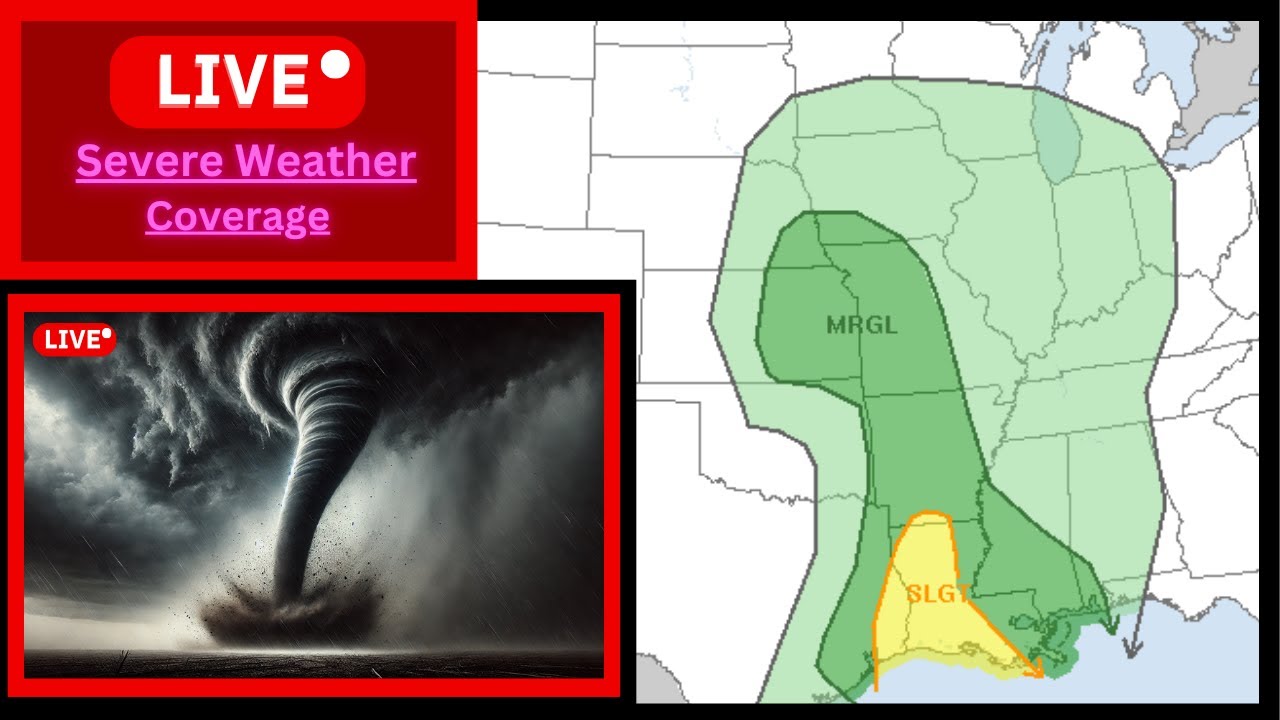 🔴LIVE Severe Weather and Tornado Coverage!🔴 - YouTube