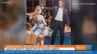 'It was just a fairytale' | Philadelphia Eagles safety takes teen to daddy-daughter school dance