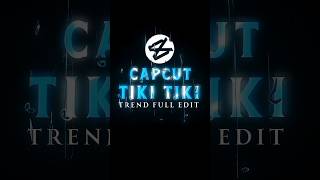 TIKI TIKI Trend Full Edit Tutorial | Capcut tutorial 🔥💀 #shorts #tutorial