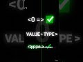Stop Using == ❌ Use This Instead ✔️ #shorts ✅ #reactnative #webdevelopment #cryptocurrency