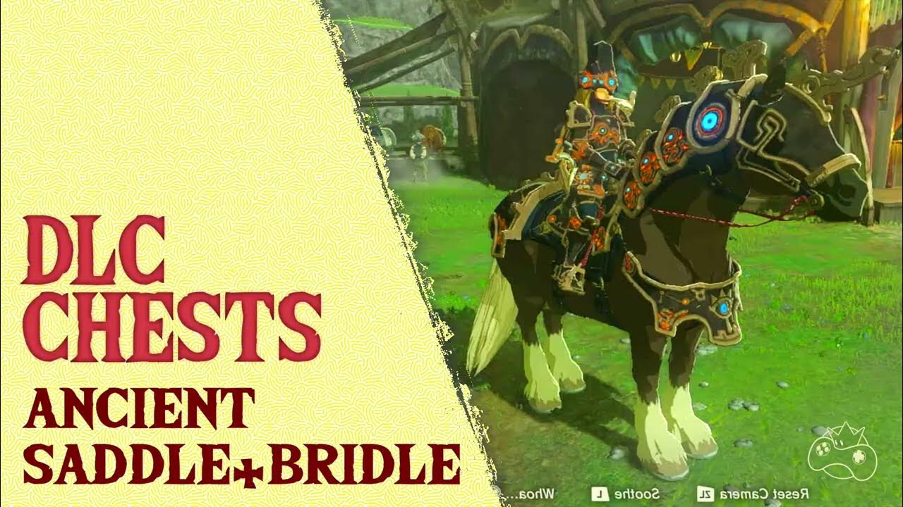 DLC Chests Ancient Bridle & Saddle (Ancient Horse Rumors) Zelda Breath of the Wild Expansion