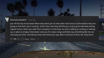 What are small red flags at a job interview that say “do not work here”?