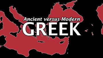 Ancient versus Modern Greek | How Similar Are They?