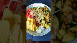 How to make easy burrito bowl | Girl dinner | 3 euro meal challenge