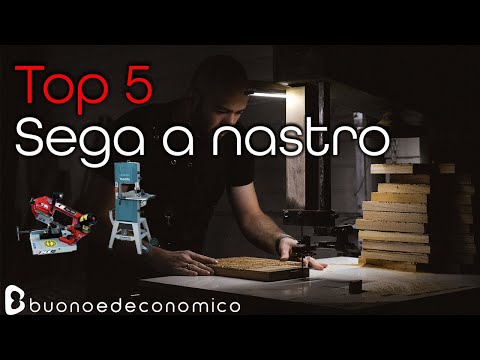 Video: Sega a nastro per legno: risparmio e affidabilità