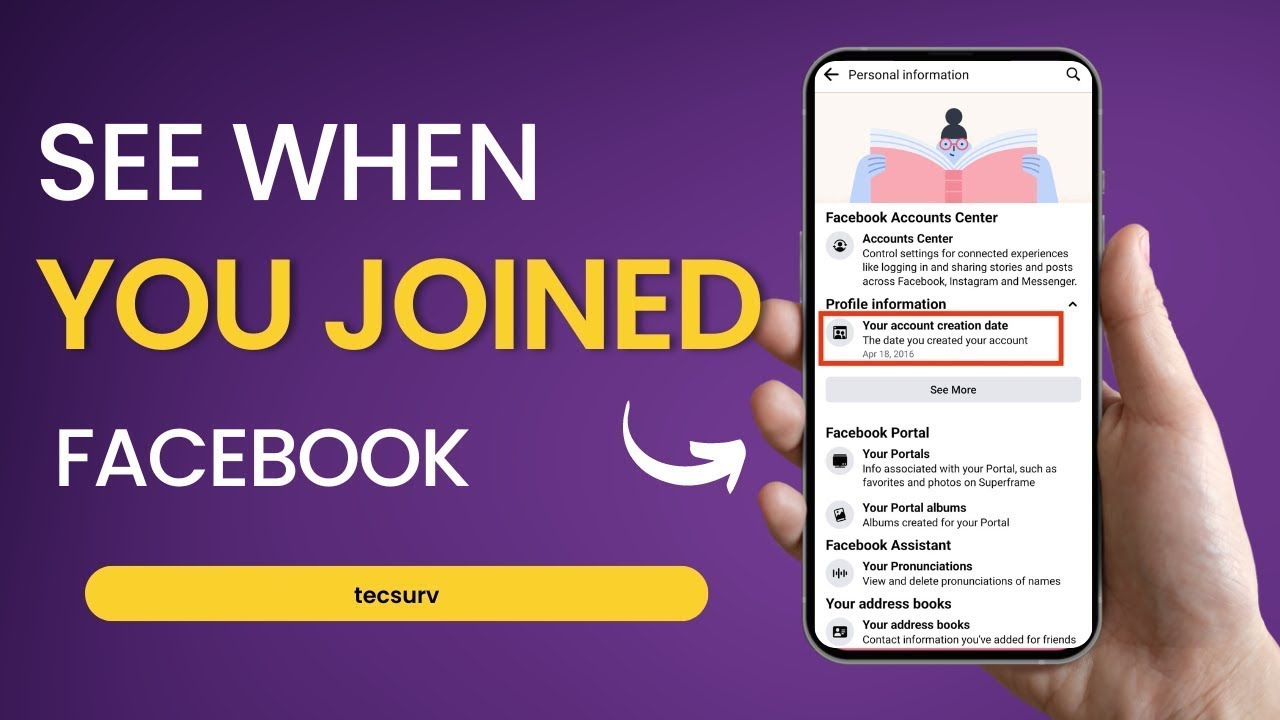 How to See When You Joined Facebook on Mobile [Android & iPhone] - YouTube